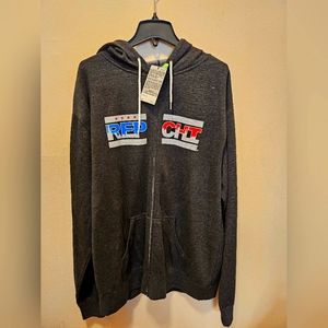 [NWT] Men's 3XL Heather Gray Rep Chi Hoodie Sweatshirt Chicago